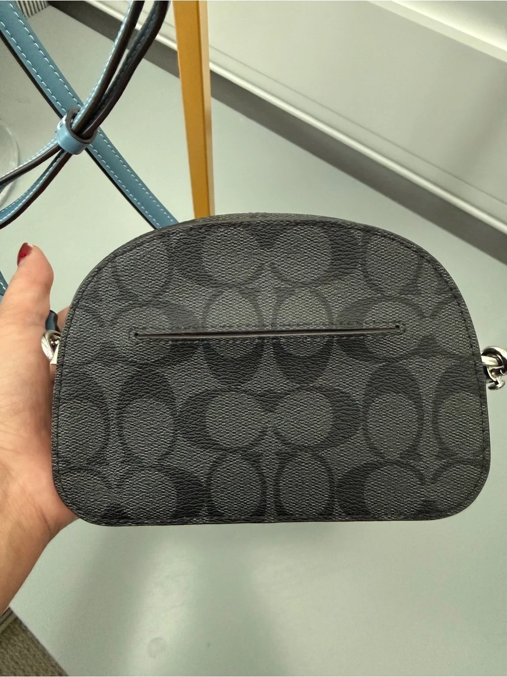COACH outlet mini Serena Satchel with horse and sleigh